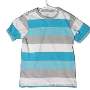 Wonder Nation Kid's Boy's Blue & White Size 6 T-Shirt Tee Shirt